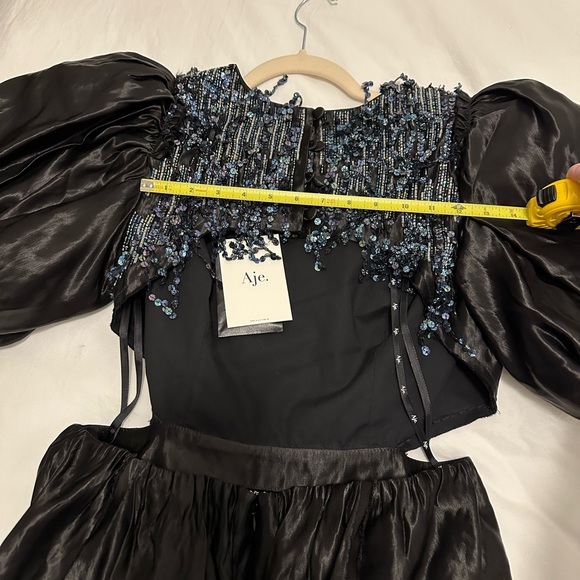 NWT AJE Relic Beaded Mini Dress - Picture 6 of 9